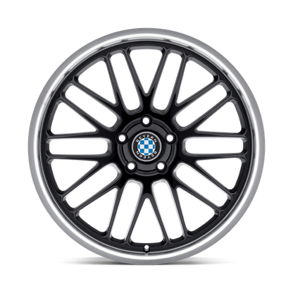 Beyern Mesh Wheel, 20x8.5 +20 Offset 5x120, Gloss Black W/ Mirror Cut Lip - 2085BYM205120B72-C-Dub Tech