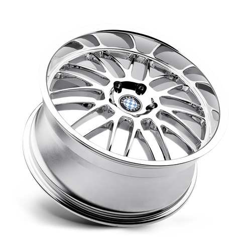 Set of 4: Beyern Mesh Wheel, 19x9.5 +15 Offset 5x120, Chrome - 1995BYM155120C72