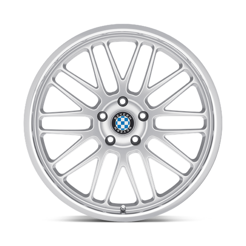 Beyern Mesh Wheel, 19x9.5 +25 Offset 5x120, Silver W/ Mirror Cut Lip - 1995BYM255120S74-C-Dub Tech