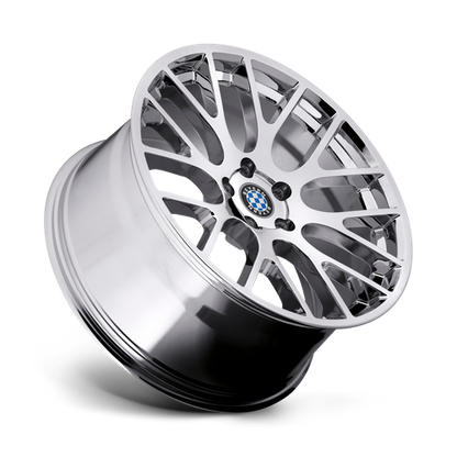 Set of 4: Beyern Spartan Wheel, 18x9.5 +25 Offset 5x120, Chrome - 1895BYS255120C74