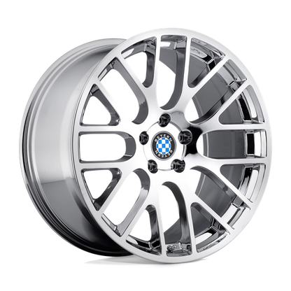 Set of 4: Beyern Spartan Wheel, 18x9.5 +25 Offset 5x120, Chrome - 1895BYS255120C74