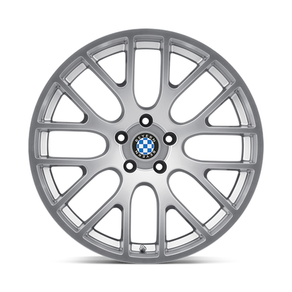 Set of 4: Beyern Spartan Wheel, 20x10.0 +20 Offset 5x120, Hyper Silver - 2010BYS205120S72