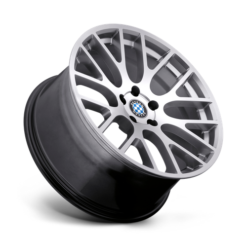 Set of 4: Beyern Spartan Wheel, 20x10.0 +25 Offset 5x120, Hyper Silver - 2010BYS255120S74