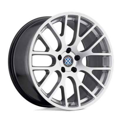 Set of 4: Beyern Spartan Wheel, 18x8.5 +15 Offset 5x120, Hyper Silver - 1885BYS155120S74