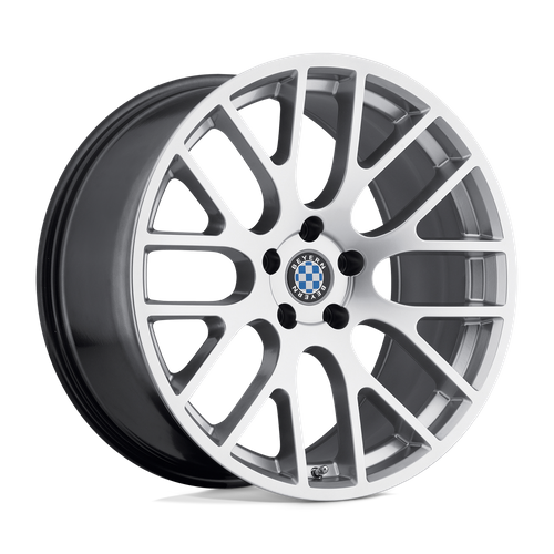 Set of 4: Beyern Spartan Wheel, 20x10.0 +20 Offset 5x120, Hyper Silver - 2010BYS205120S72