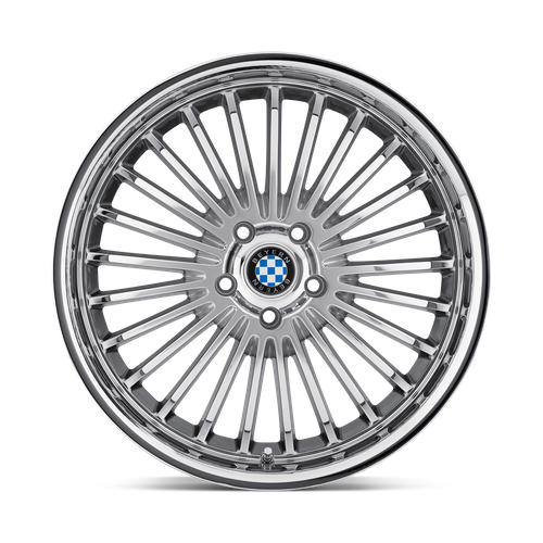 Set of 4: Beyern Multi Wheel, 20x10.0 +25 Offset 5x120, Chrome - 2010BYT255120C74