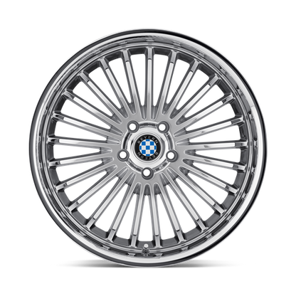 Set of 4: Beyern Multi Wheel, 20x10.0 +25 Offset 5x120, Chrome - 2010BYT255120C74