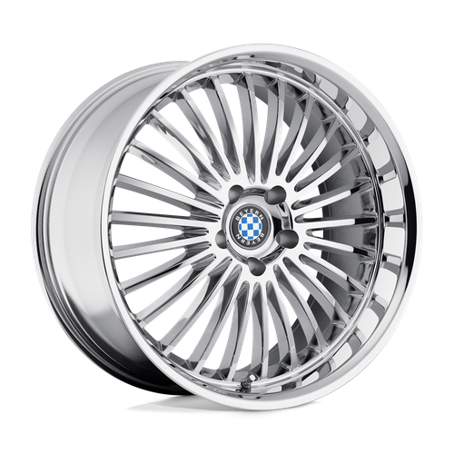 Set of 4: Beyern Multi Wheel, 20x10.0 +25 Offset 5x120, Chrome - 2010BYT255120C74