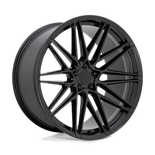 Beyern Damon Wheel, 19x9.5 +25 Offset 5x120, Gloss Black - 1995DMN255120B74-C-Dub Tech