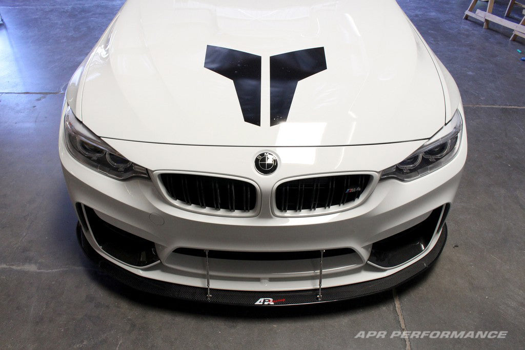 APR Performance Carbon Fiber Wind Splitter With Rods - CW-540402-C-Dub Tech