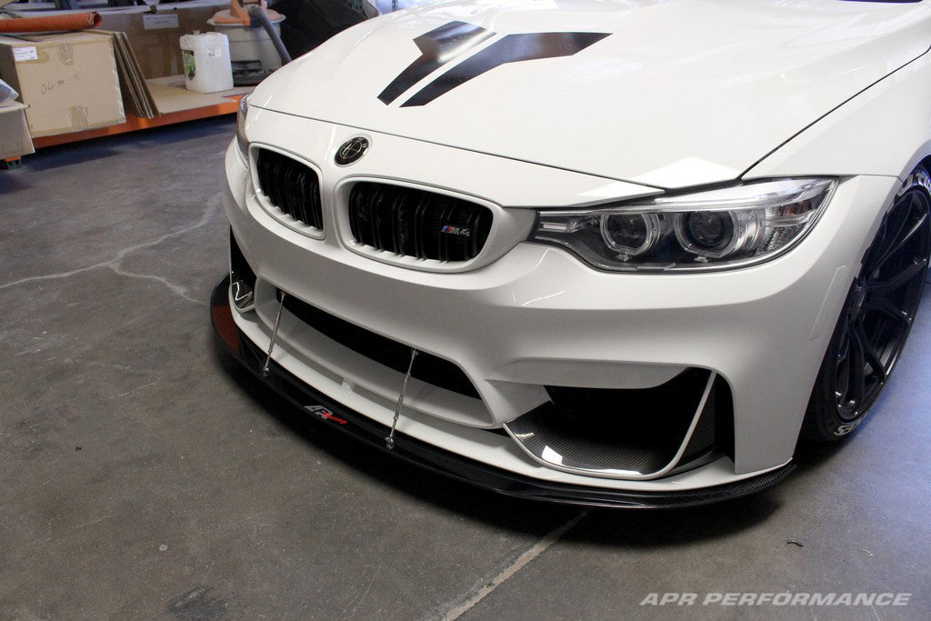 APR Performance Carbon Fiber Wind Splitter With Rods - CW-540402-C-Dub Tech