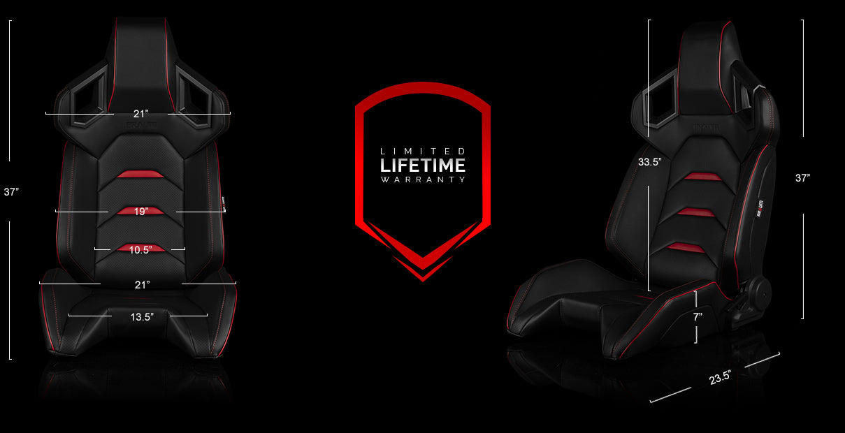 ALPHA-X Series Sport Reclinable Seats-C-Dub Tech