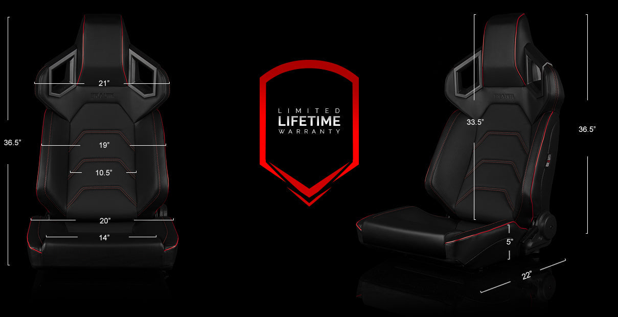 ALPHA-X Series Sport Reclinable Seats-C-Dub Tech