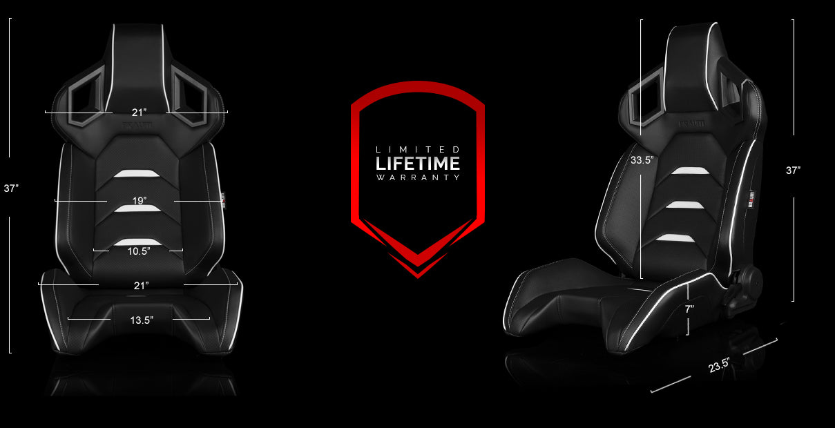 ALPHA-X Series Sport Reclinable Seats-C-Dub Tech
