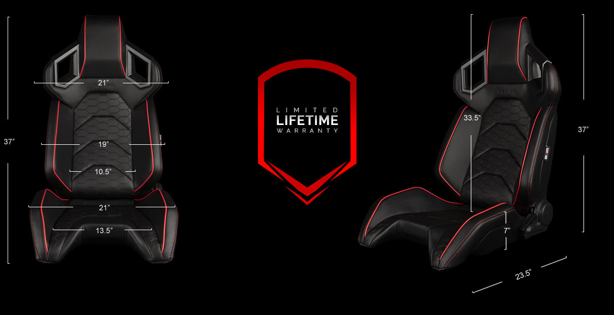 ALPHA-X Series Sport Reclinable Seats-C-Dub Tech