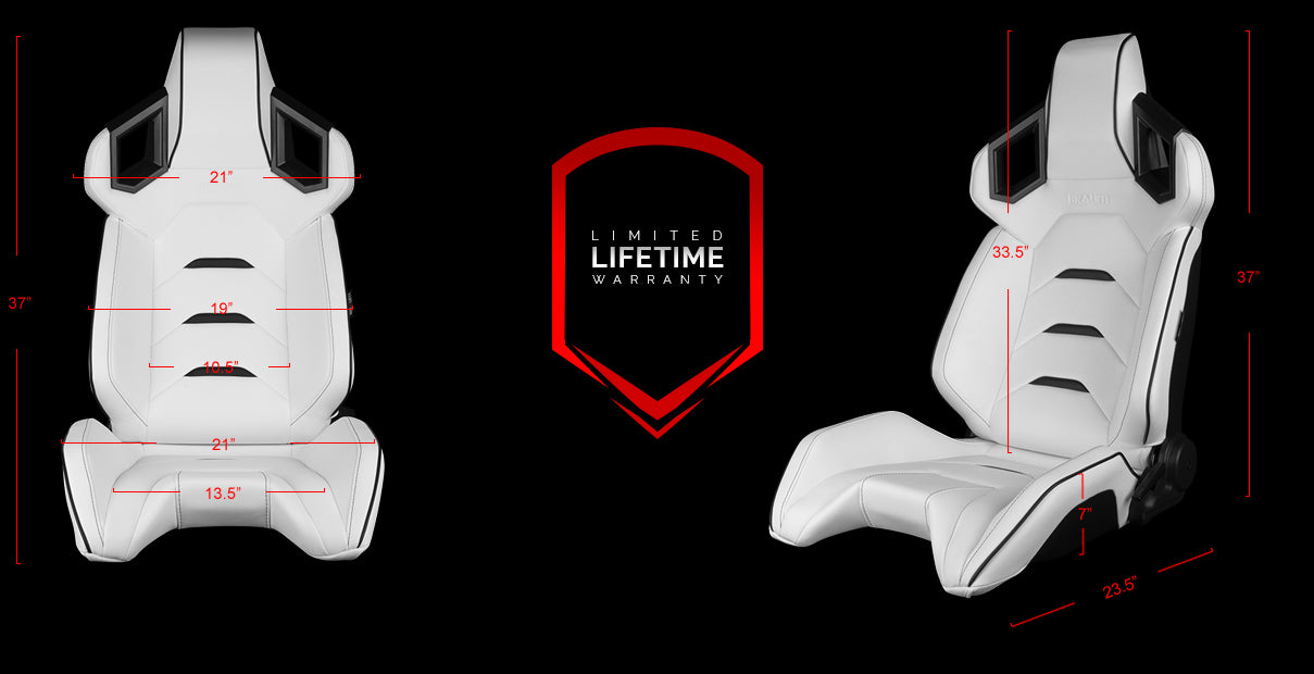 ALPHA-X Series Sport Reclinable Seats-C-Dub Tech