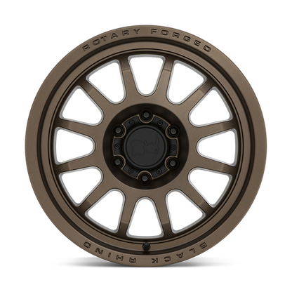 Set of 4: Black Rhino Rapid Wheel, 18x9.0 +12 Offset 6x139.7, Matte Bronze - 1890RPD126140Z12