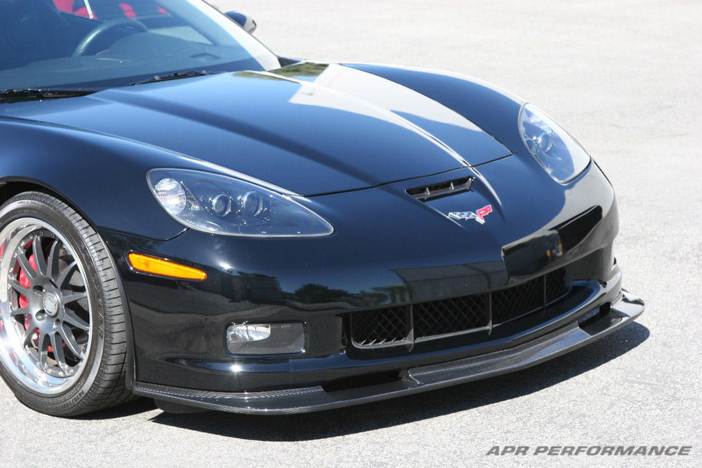 APR Performance Carbon Fiber Front Airdam Version II W/ Bumper Reinforcement - FA-208426-C-Dub Tech