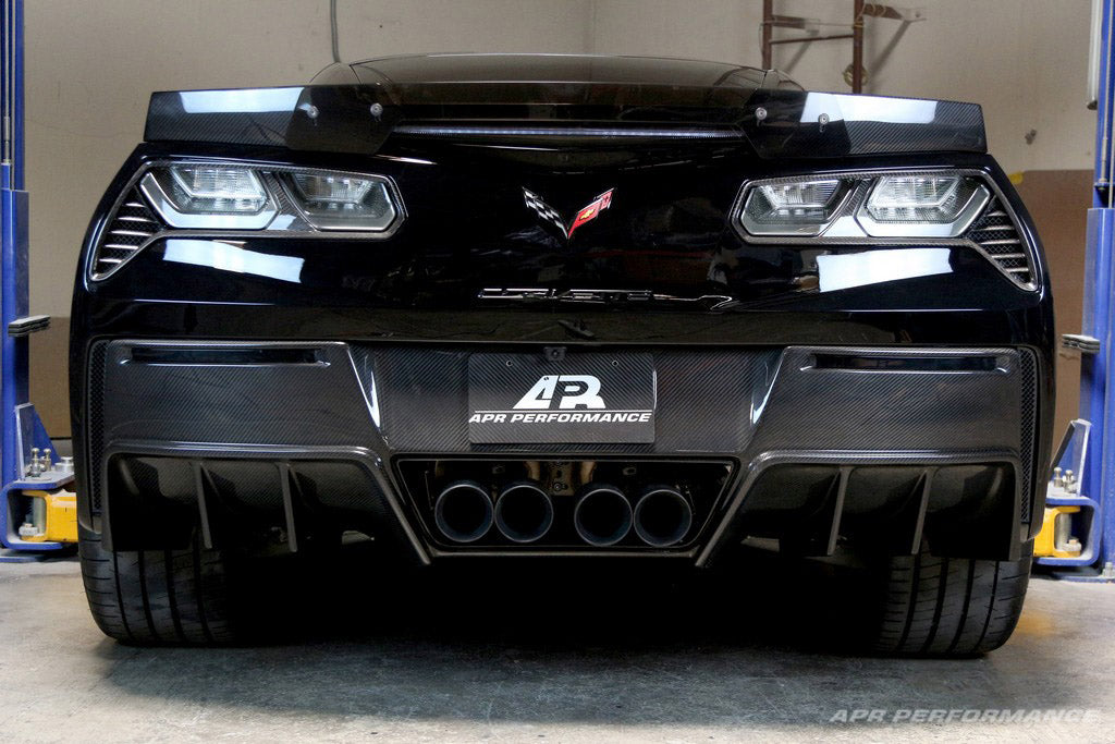 APR Performance Carbon Fiber Rear Diffuser Without Under Tray - AB-277029-C-Dub Tech