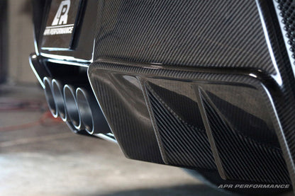 APR Performance Carbon Fiber Rear Diffuser Without Under Tray - AB-277029-C-Dub Tech
