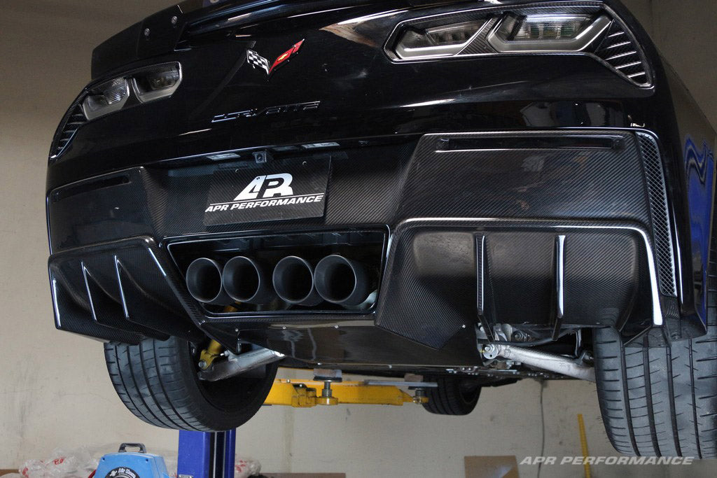 APR Performance Carbon Fiber Rear Diffuser With Undertray - AB-277030-C-Dub Tech
