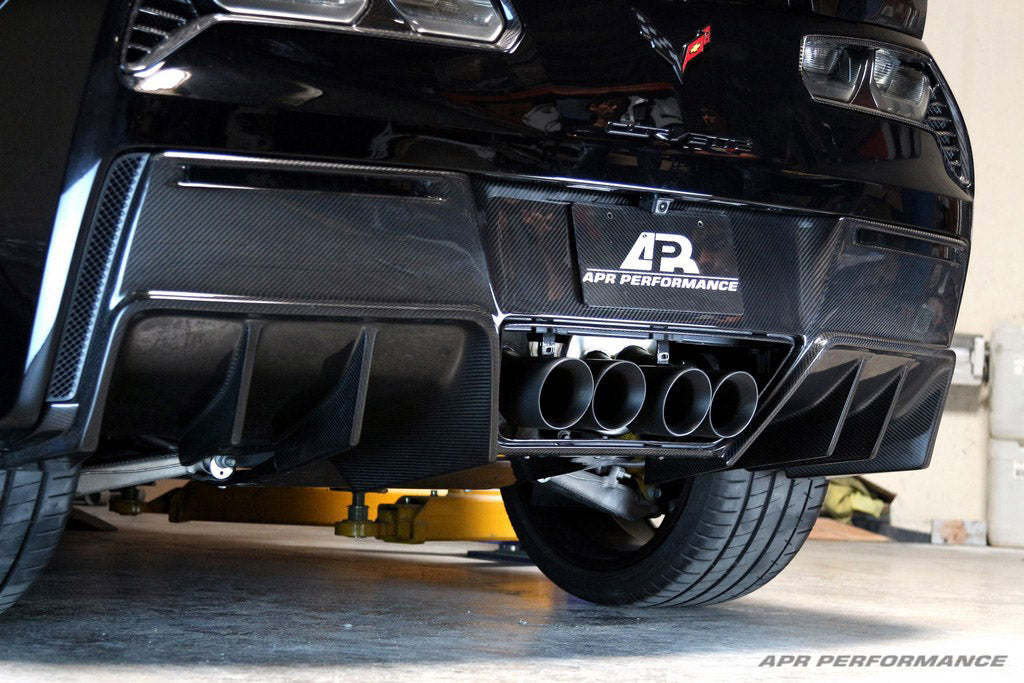 APR Performance Carbon Fiber Rear Diffuser Without Under Tray - AB-277029-C-Dub Tech