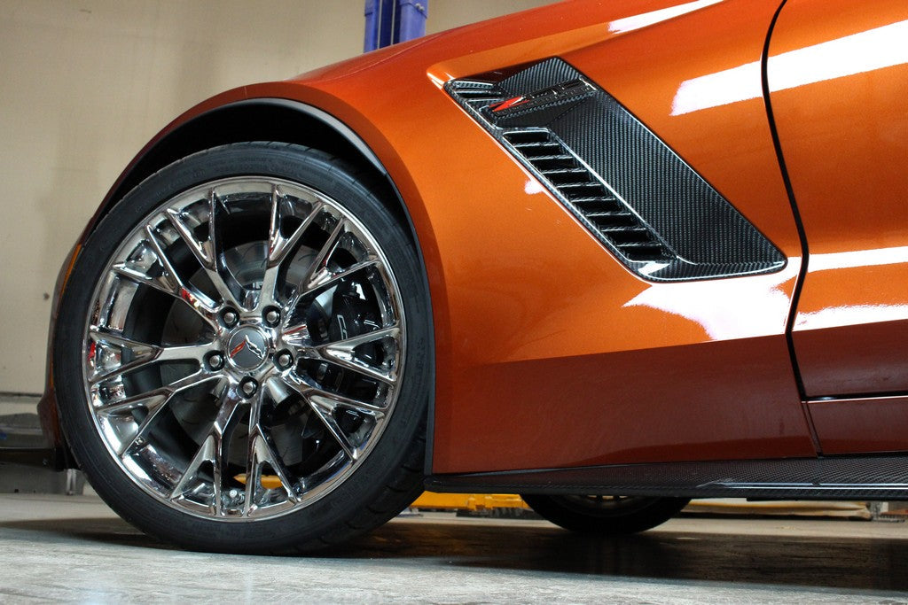 APR Performance 2015-UP Corvette C7/ZO6 Fender Vents - CF-700802-C-Dub Tech