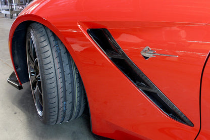 APR Performance 2014-UP Corvette C7 Fender Vents - CF-700002-C-Dub Tech