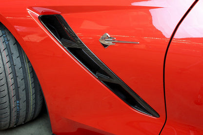 APR Performance 2014-UP Corvette C7 Fender Vents - CF-700002-C-Dub Tech