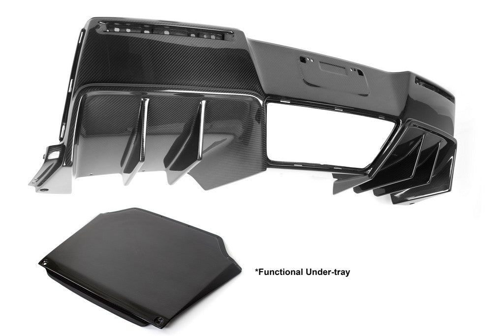 APR Performance Carbon Fiber Rear Diffuser With Undertray - AB-277030-C-Dub Tech
