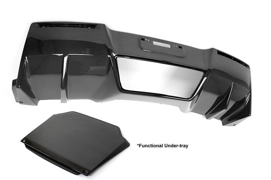 APR Performance Carbon Fiber Rear Diffuser With Undertray - AB-277020-C-Dub Tech