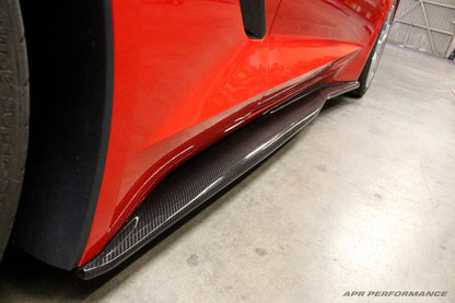 APR Performance Carbon Fiber Side Rocker Extensions C7 - FS-207008