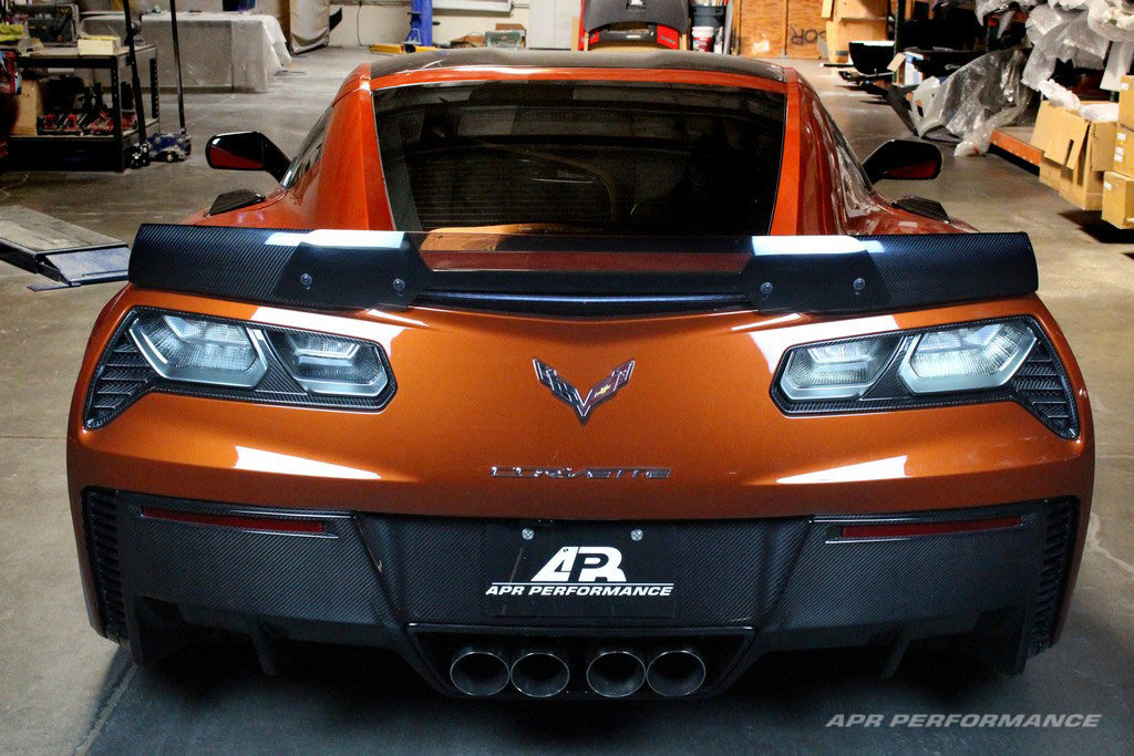 APR Performance Carbon Fiber Tail light Bezel - CBX-C7TBEZEL-C-Dub Tech