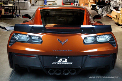APR Performance Carbon Fiber Tail light Bezel - CBX-C7TBEZEL-C-Dub Tech
