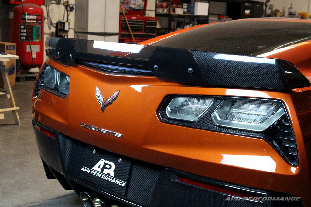 APR Performance Carbon Fiber Tail light Bezel - CBX-C7TBEZEL-C-Dub Tech