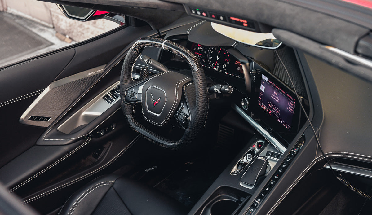 Chevrolet Corvette C8 OEM Upgraded Customized Steering Wheel 2020+