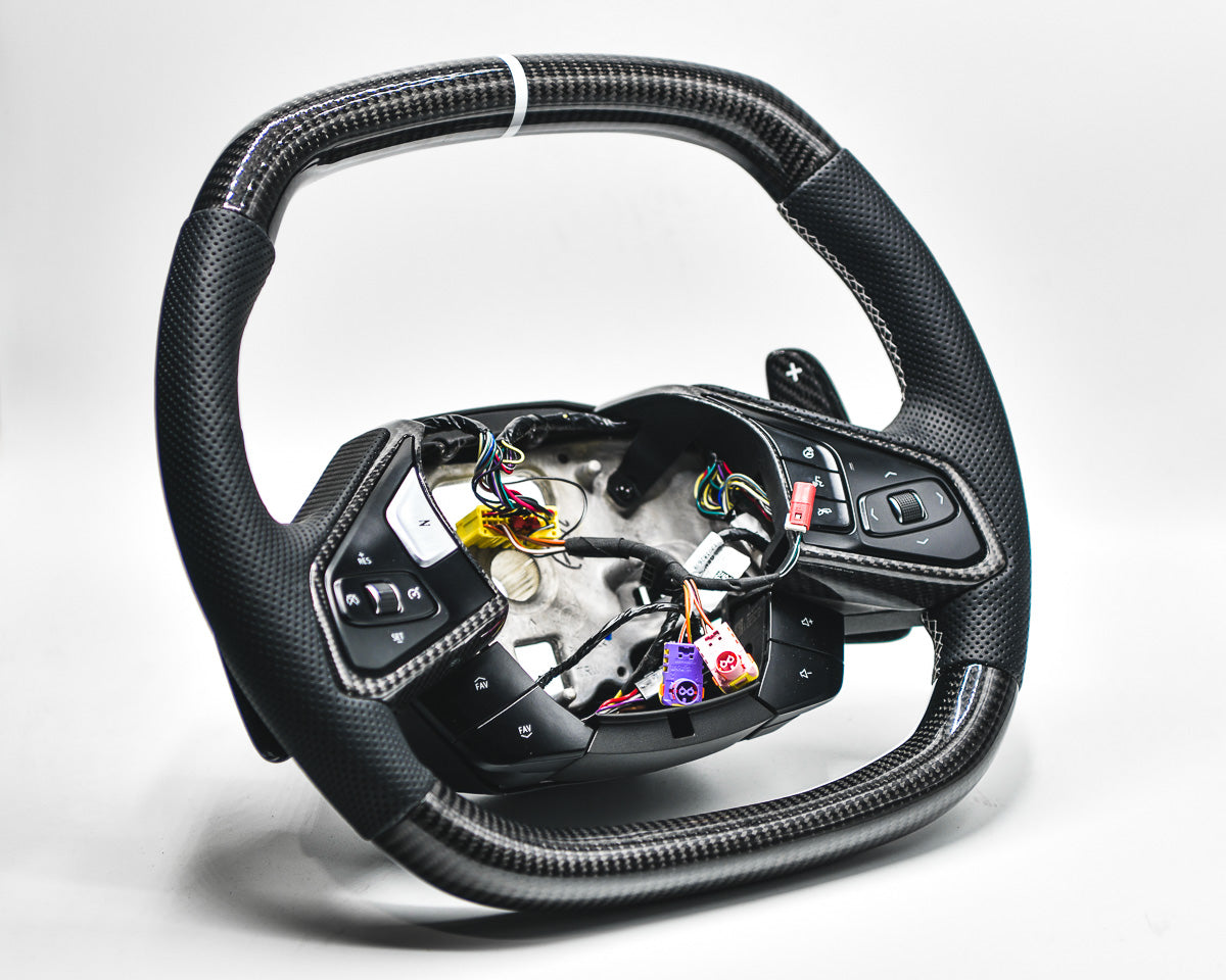Chevrolet Corvette C8 OEM Upgraded Customized Steering Wheel 2020+