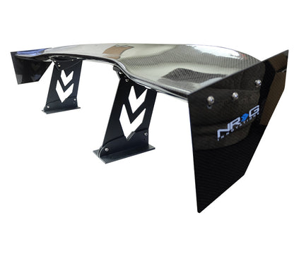 NRG Carbon Fiber Spoiler - Universal (59in.) NRG Logo La - CARB-A590NRG