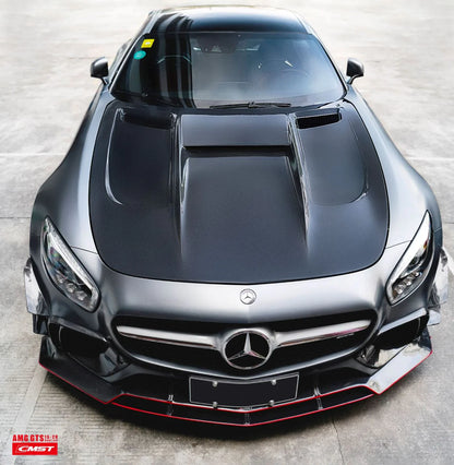 CMST Tuning Carbon Fiber Hood  Black Series Style for Mercedes Benz C190 AMG GT GTS GTC GTR