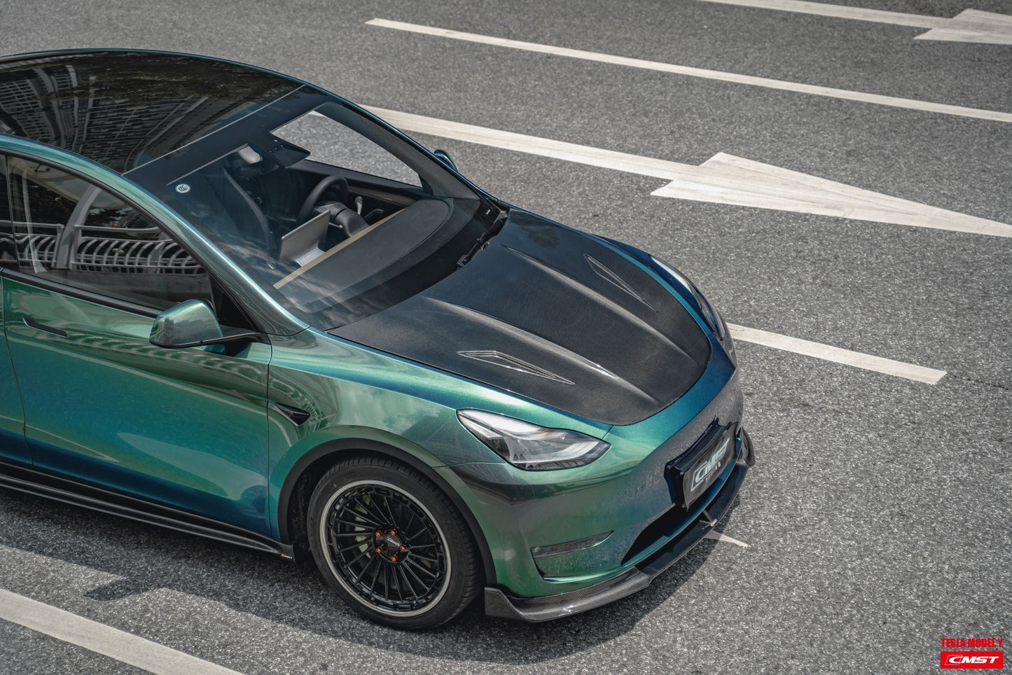 CMST Tuning Carbon Fiber Front Lip Ver.1 for Tesla Model Y