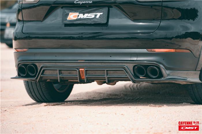CMST Carbon Fiber Rear Diffuser for Porsche Cayenne 9Y0 2018-ON