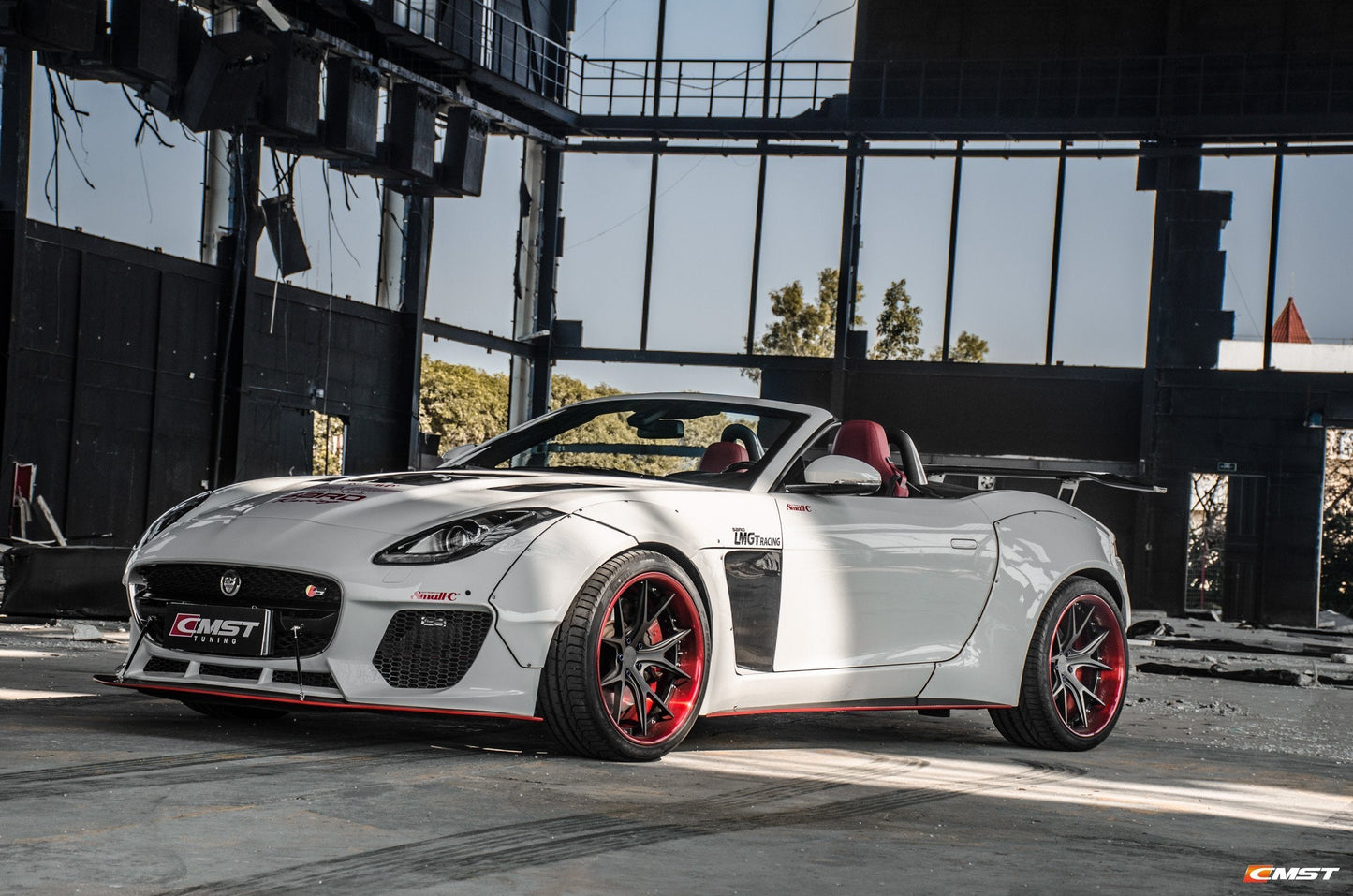 CMST Carbon Fiber Side skirts (Fit CMST Widebody kit) for Jaguar F-Type 2014-ON