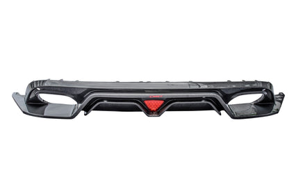 CMST Tuning Carbon fiber Rear Diffuser (Quad Tips) for Jaguar F-Type 2014-ON