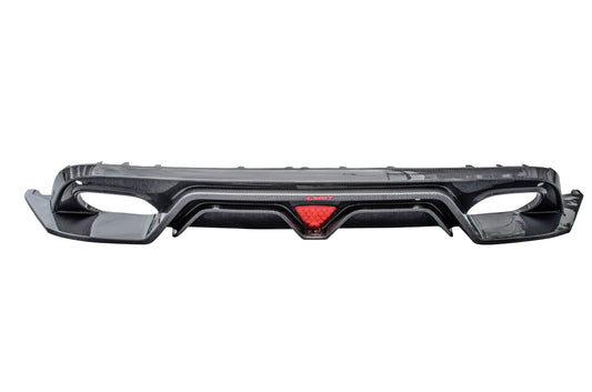 CMST Tuning Carbon fiber Rear Diffuser (Quad Tips) for Jaguar F-Type 2014-ON