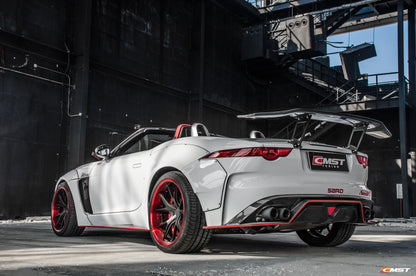 CMST Tuning Carbon fiber Rear Diffuser (Quad Tips) for Jaguar F-Type 2014-ON