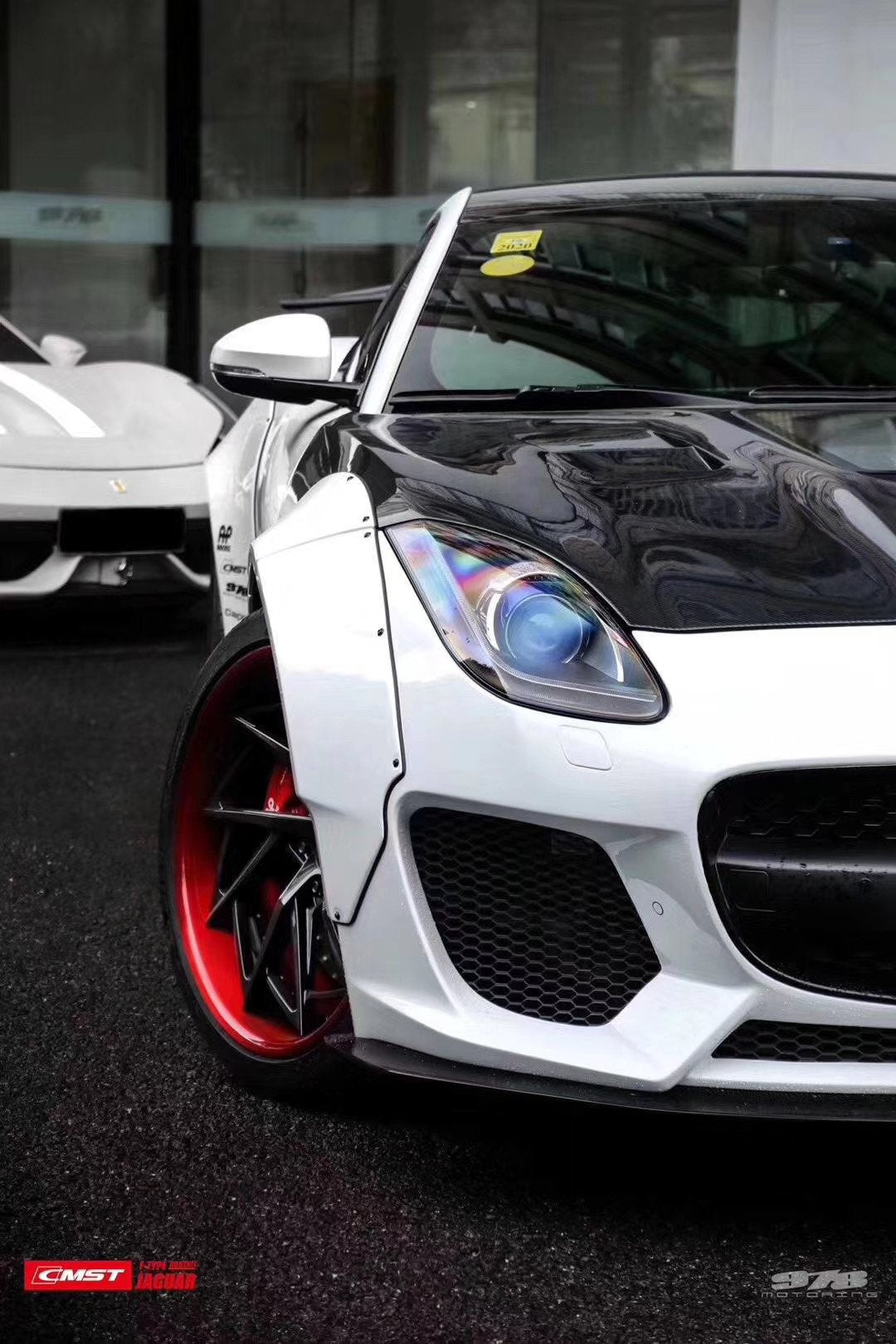 CMST Jaguar Carbon Fiber Front Bumper & Lip for F-Type 2014-ON