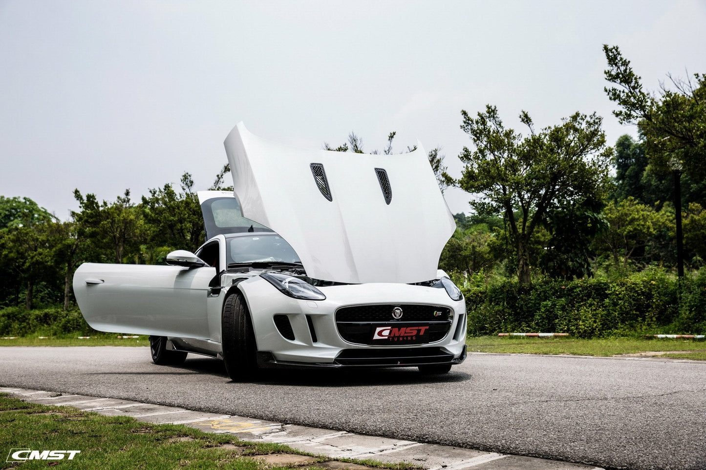 CMST Carbon fiber Front Splitter for Jaguar F-Type 2014-2018