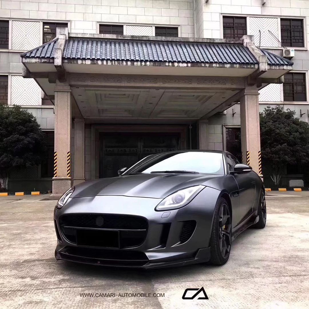 CMST Carbon fiber Front Splitter for Jaguar F-Type 2014-2018