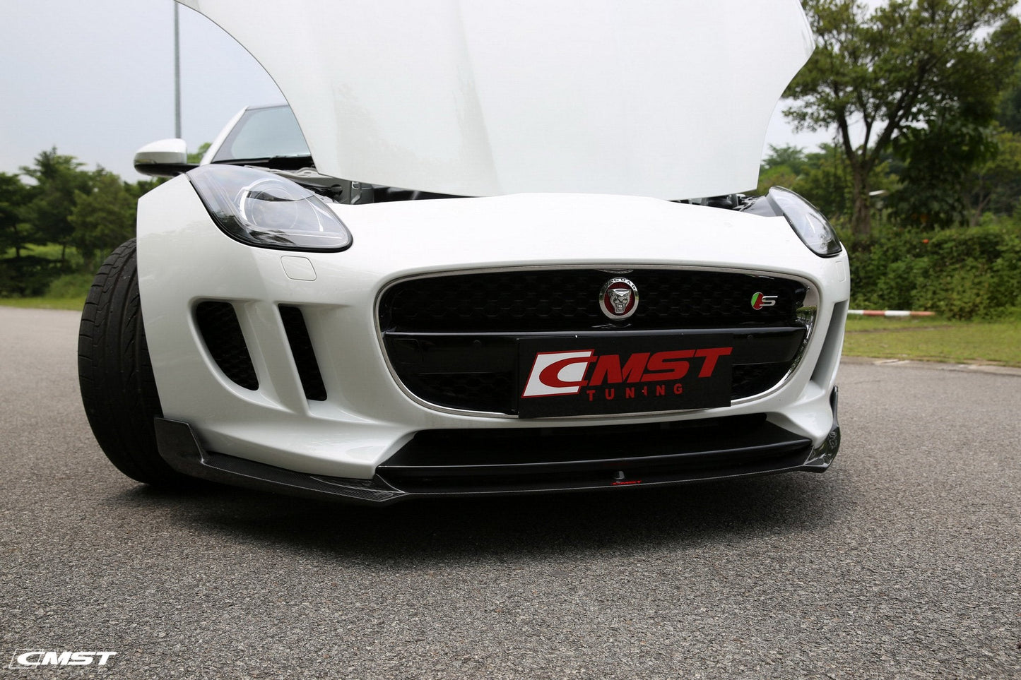 CMST Carbon fiber Front Splitter for Jaguar F-Type 2014-2018
