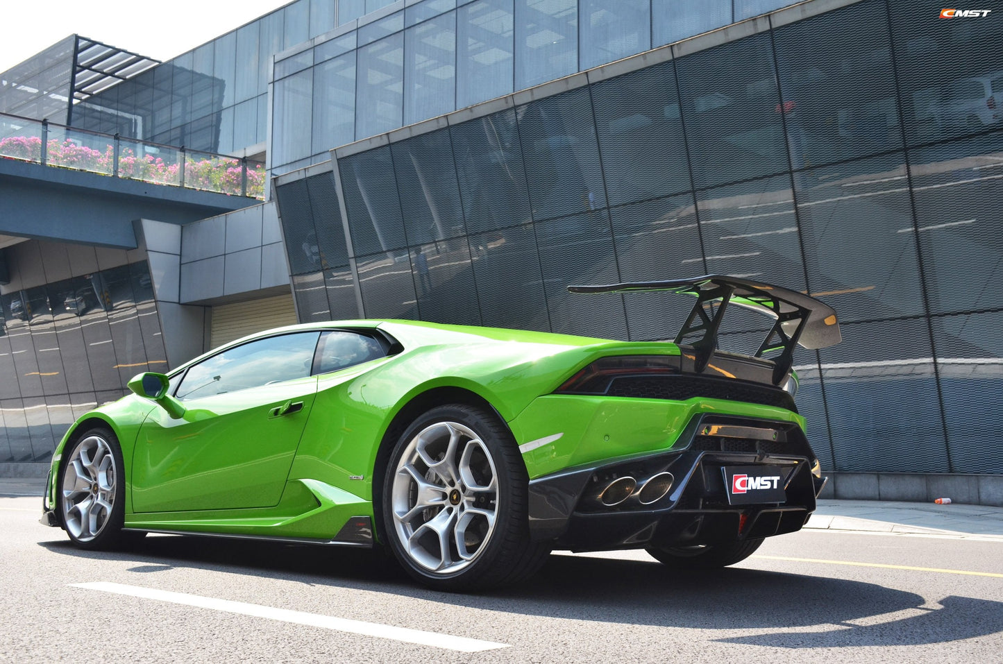 CMST Carbon Fiber Rear Spoiler Wing for Lamborghini Huracan LP610